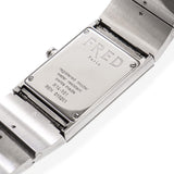 Fred Paris Stainless Steel Diamond Bezel Watch