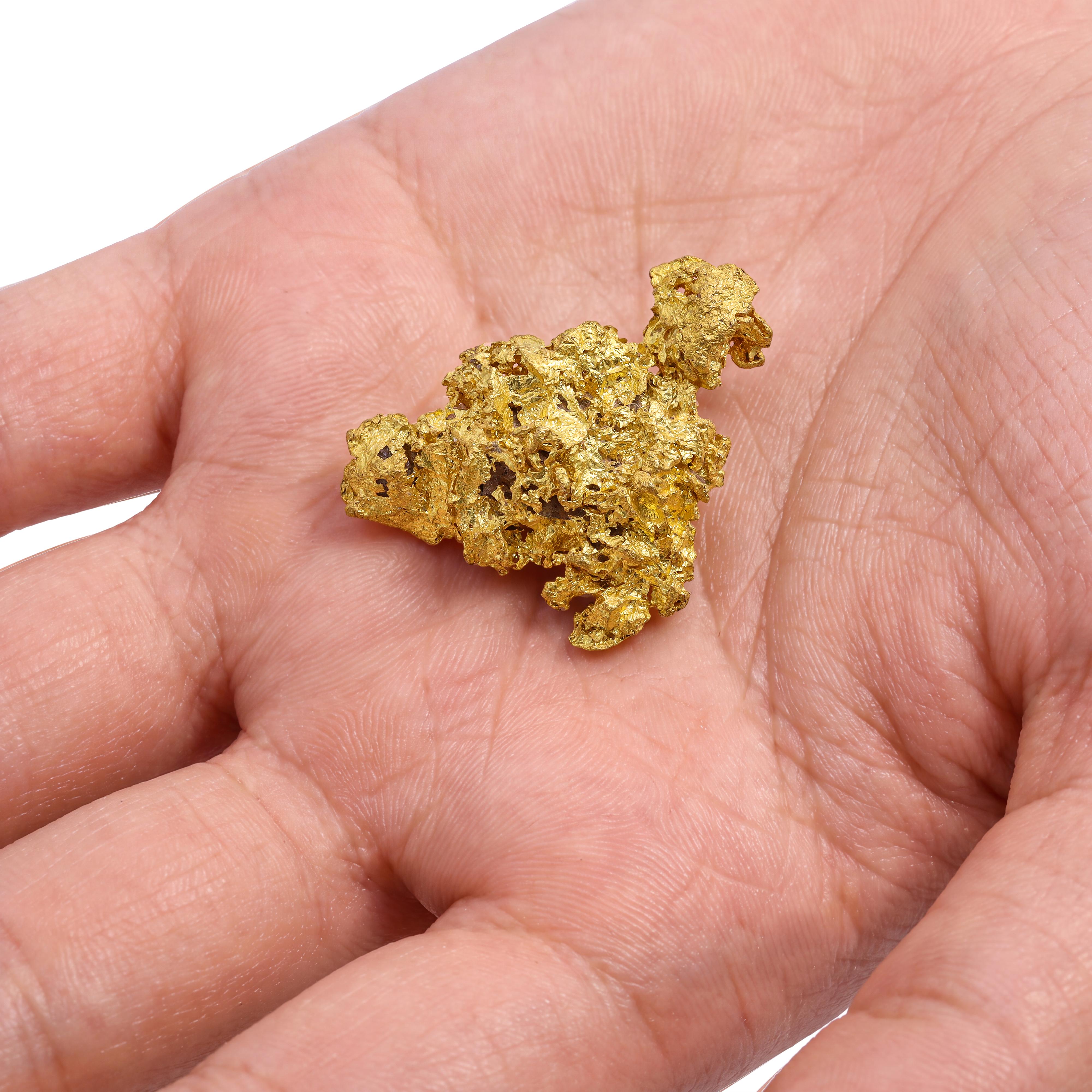 Natural 10g Australian Crystalized High Karat Gold Nugget