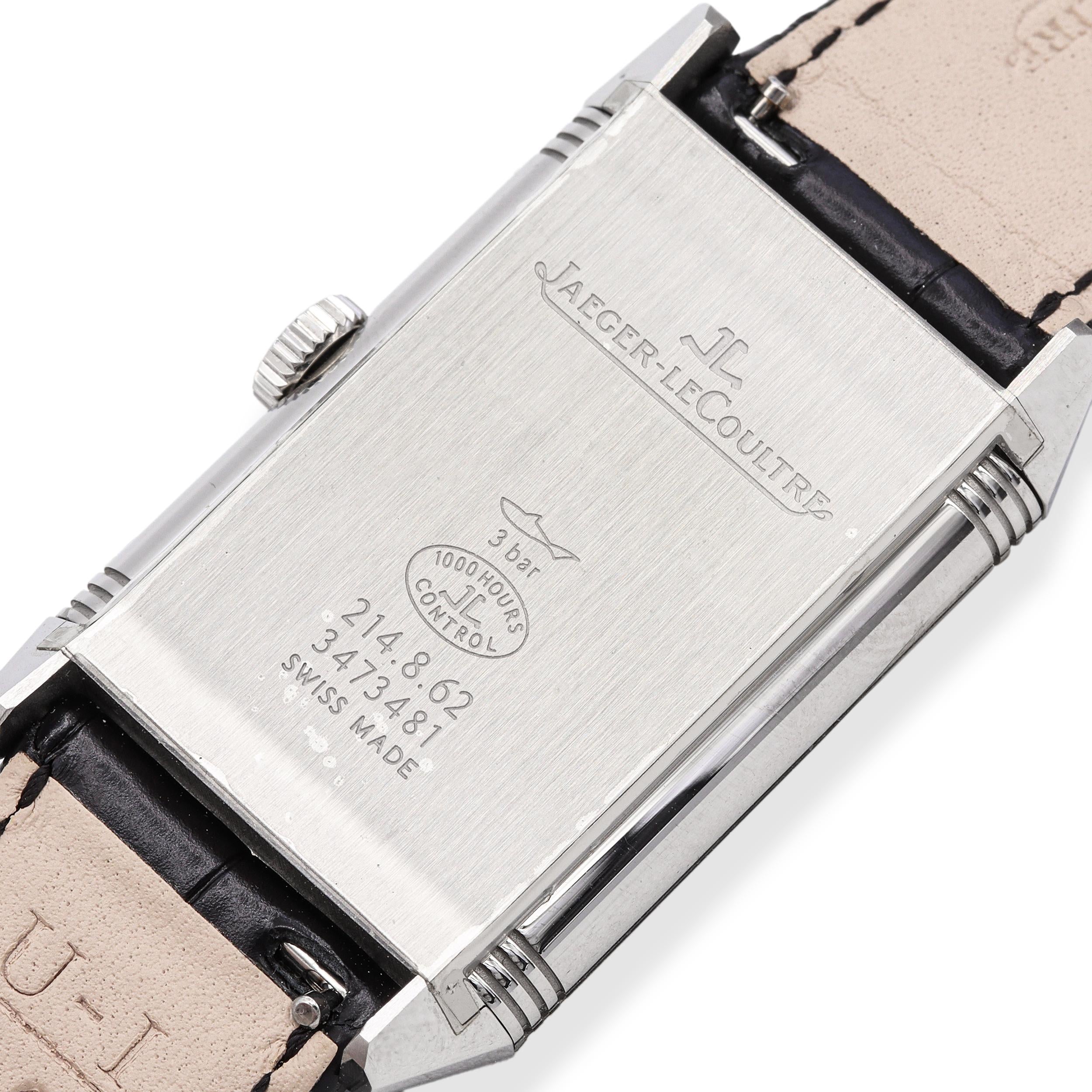 Jaeger LeCoultre Reverso "Glory to the Filmmaker 77" Men's Watch Ref 214.8.62