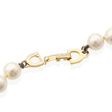 Vintage Christian Dior Faux Pearl Beaded Strand Necklace