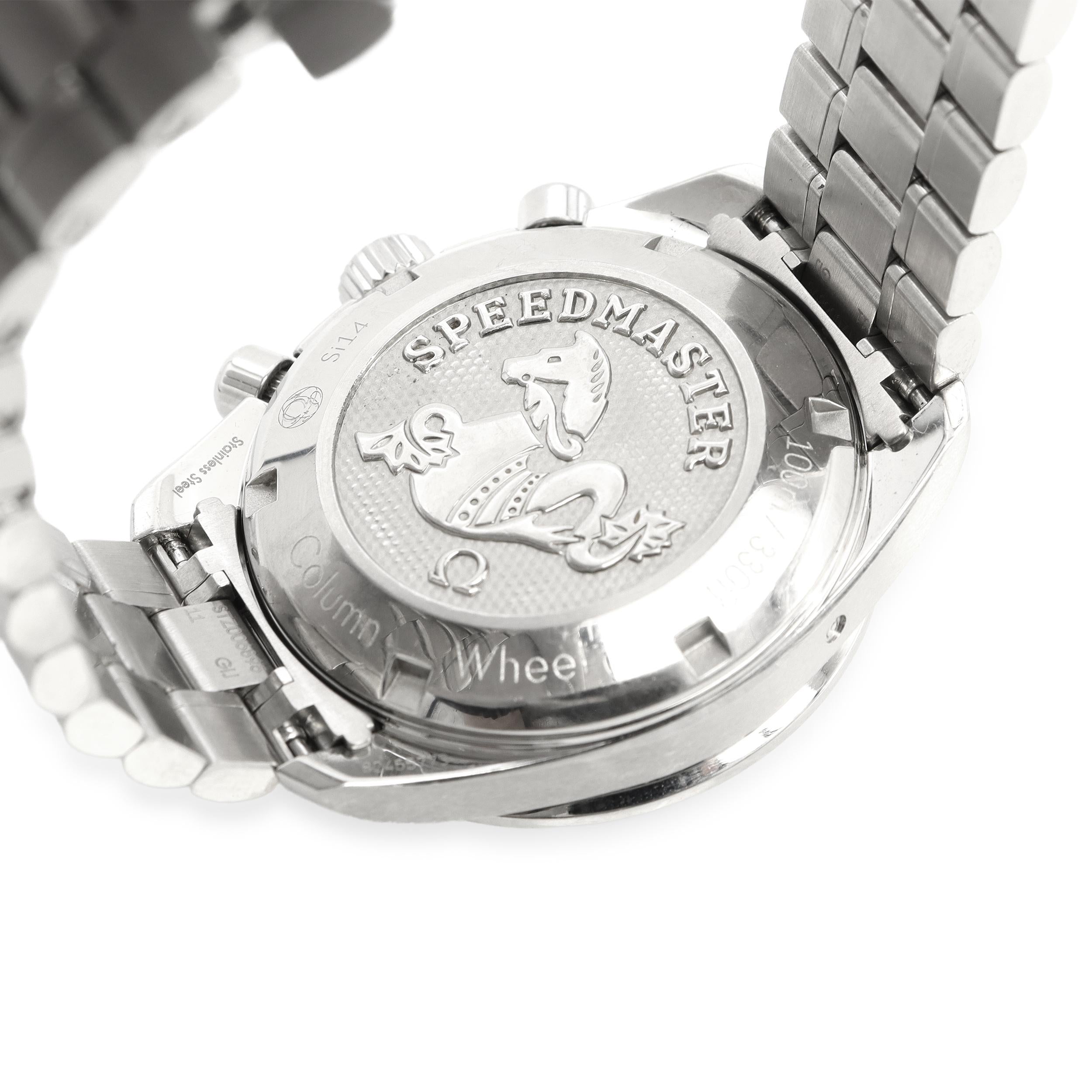 Omega Speedmaster 38 Co-Axial Chronometer Stainless Steel Chronograph Watch