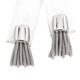 Marco Bicego 18k White Gold Cable Hoop Earrings