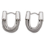Marco Bicego 18k White Gold Cable Hoop Earrings