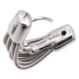 Marco Bicego 18k White Gold Cable Hoop Earrings