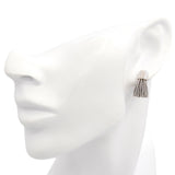 Marco Bicego 18k White Gold Cable Hoop Earrings