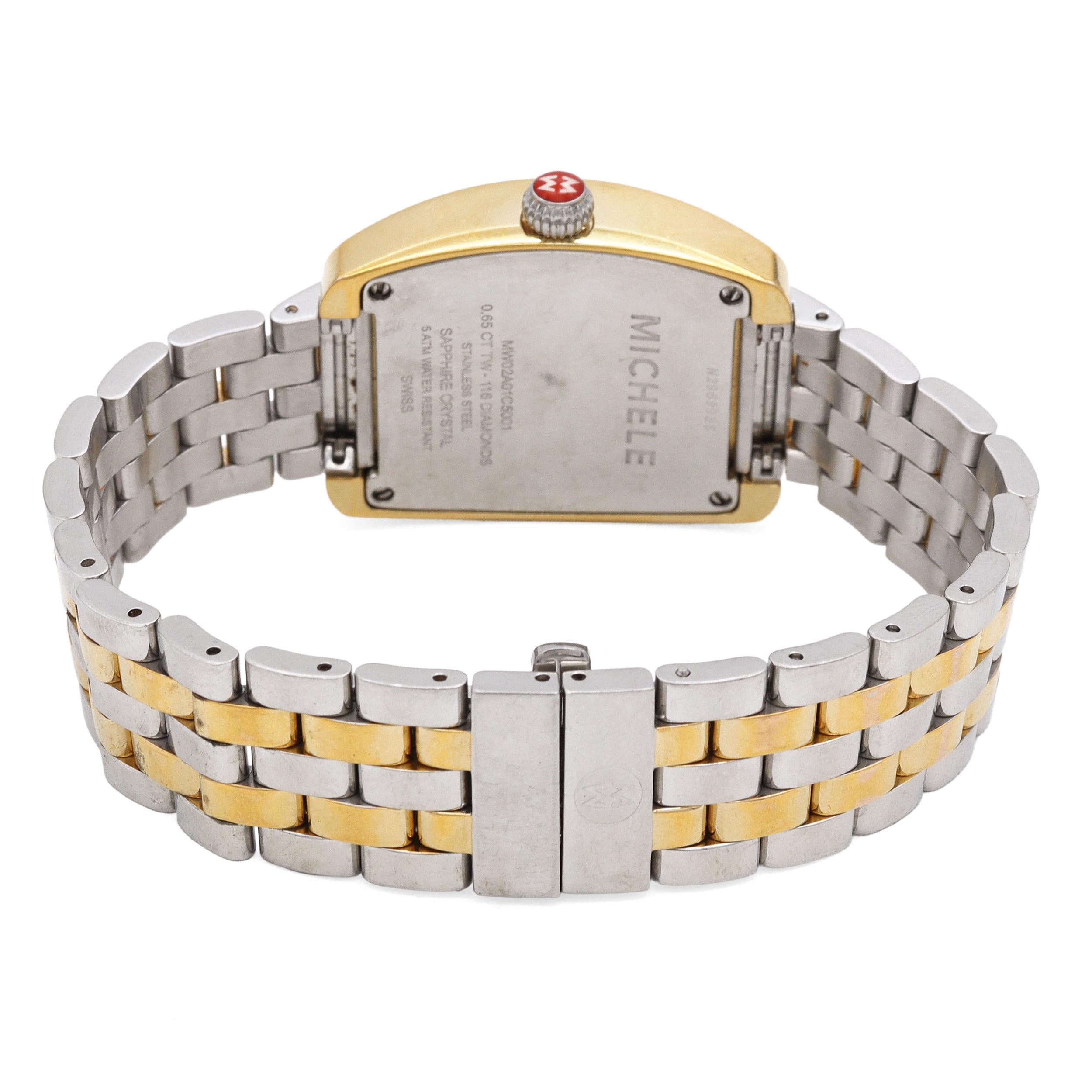 Michele Mini Urban 0.65tcw Diamond Quartz Women's Watch Ref. MW02A01C5001