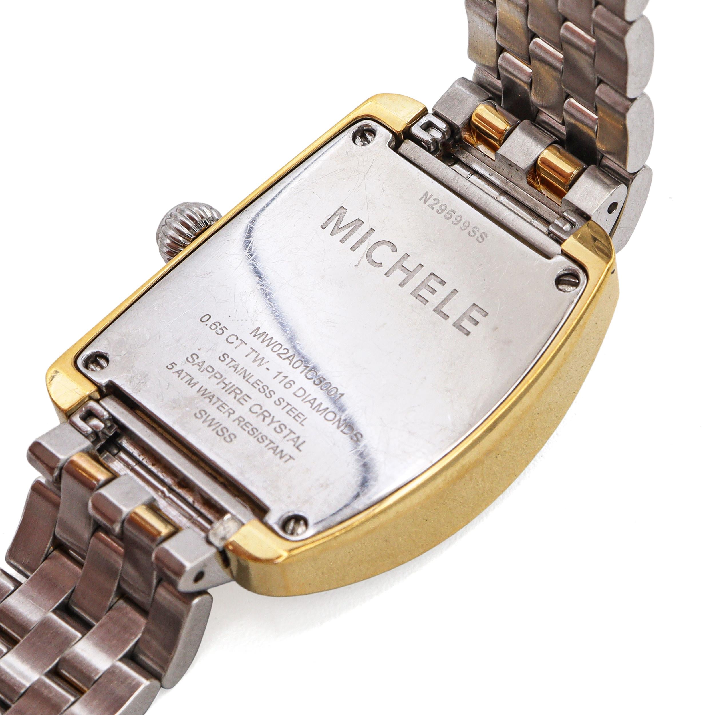 Michele Mini Urban 0.65tcw Diamond Quartz Women's Watch Ref. MW02A01C5001