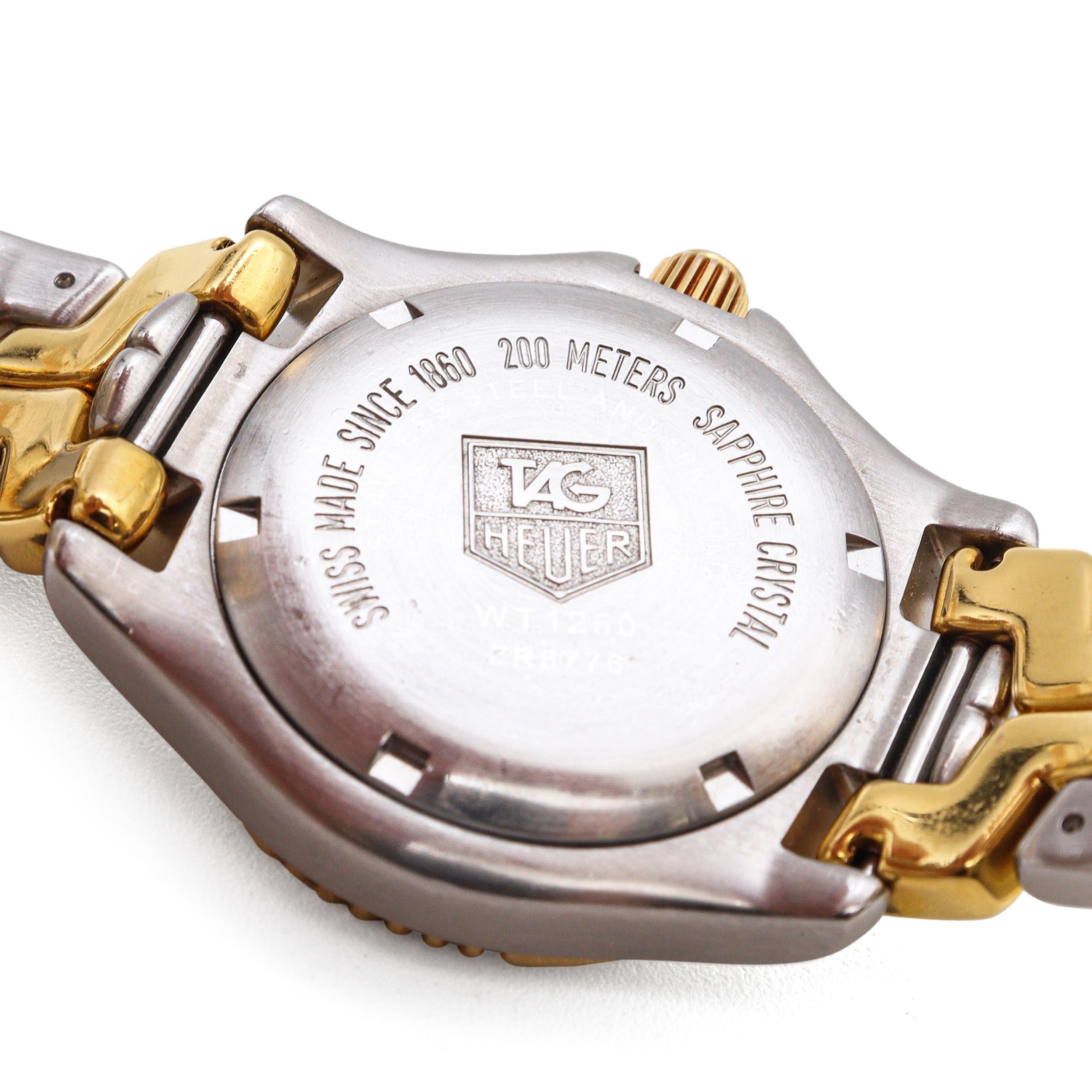 TAG Heuer Link Two-Tone Stainless Steel 18K Gold Quartz Men's Watch Ref. WT1250