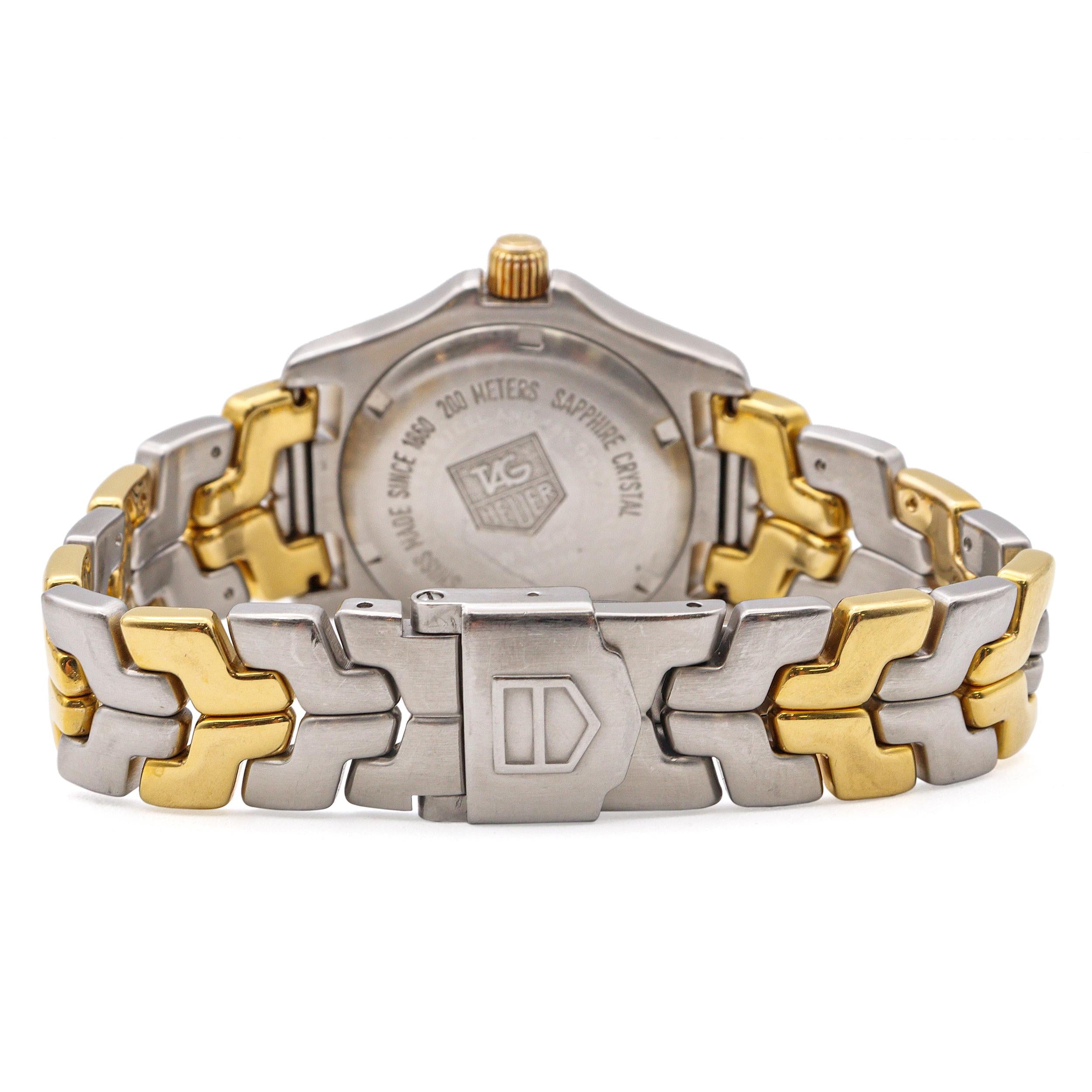 TAG Heuer Link Two-Tone Stainless Steel 18K Gold Quartz Men's Watch Ref. WT1250