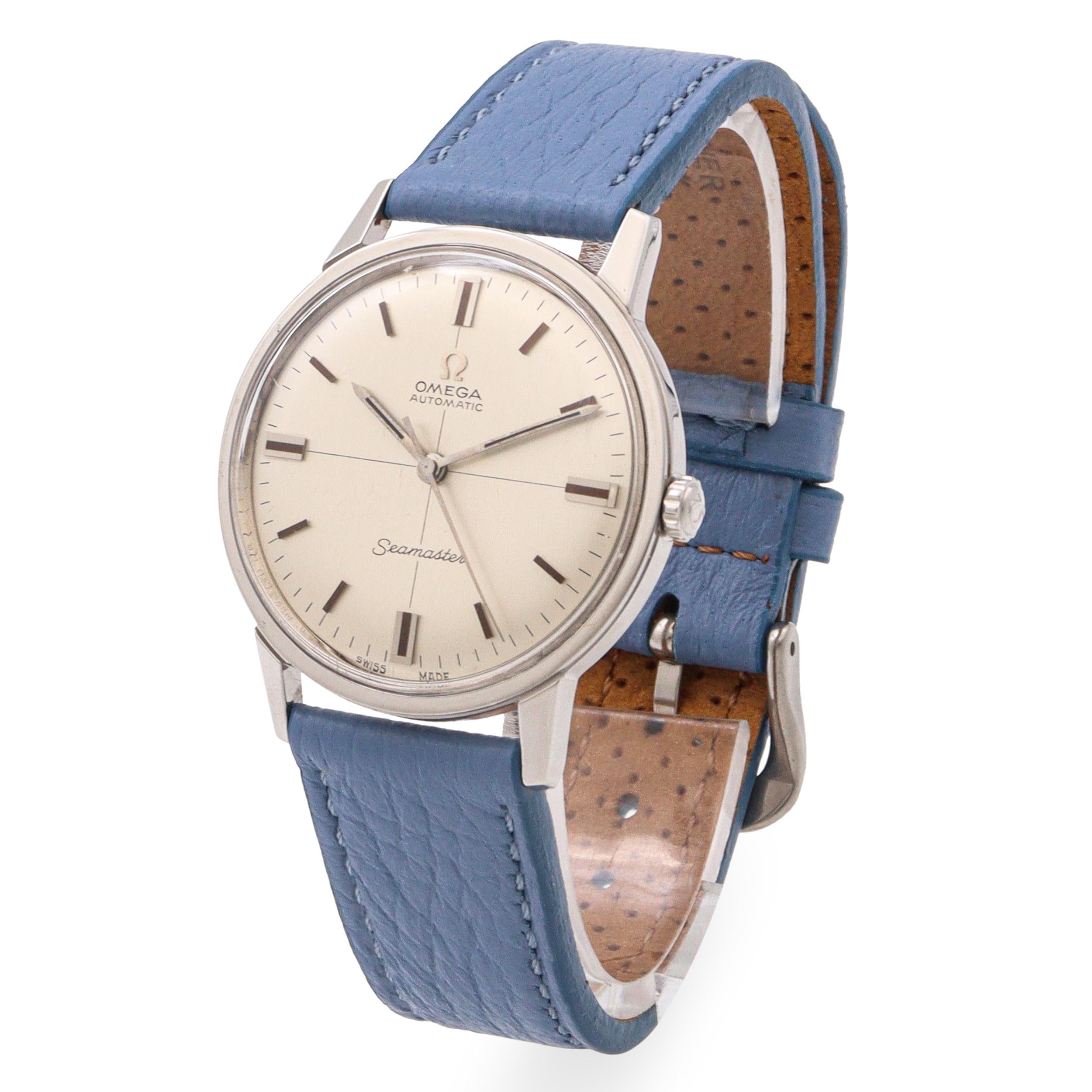 Vintage Omega Seamaster Stainless Steel Automatic Men's Watch Ref 165.002