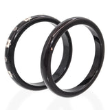 Vintage Tiffany & Co Paloma Picasso Zellige Black Laquer Bangle Set