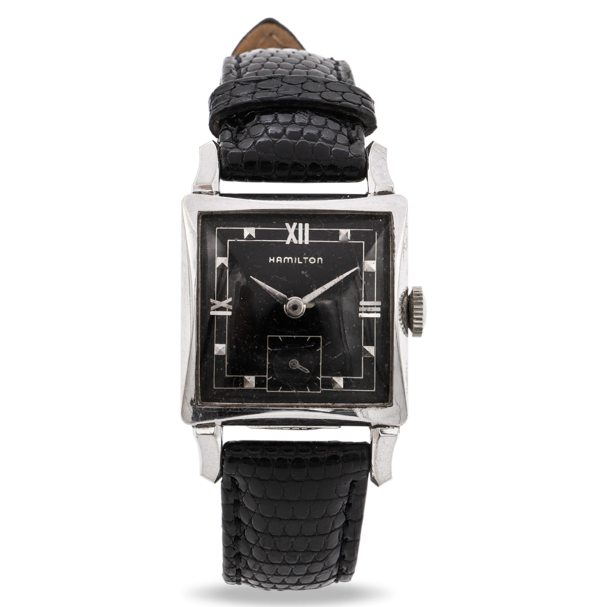 Vintage Hamilton 10k Gold Filled Hand Wind Men's Watch