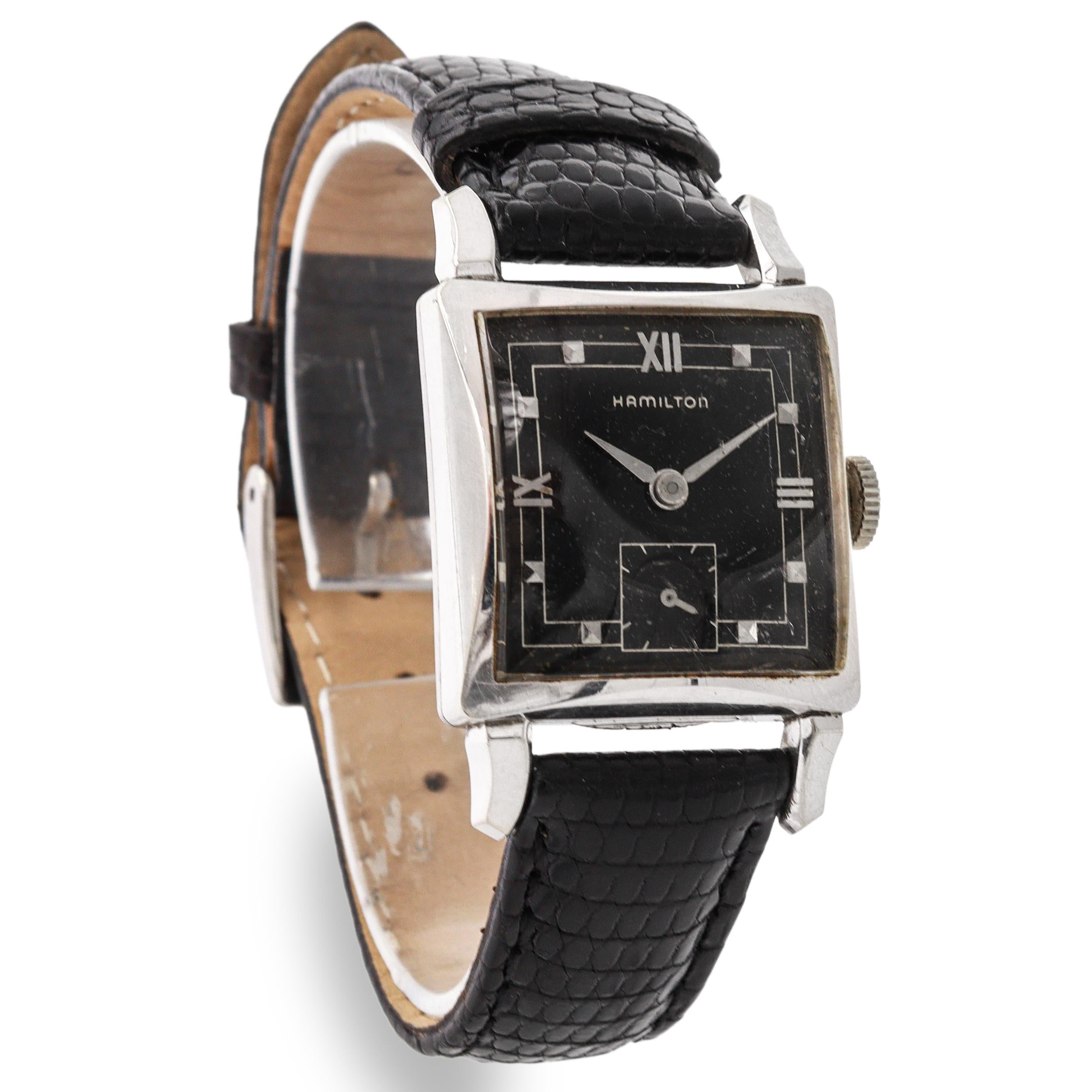 Vintage Hamilton 10k Gold Filled Hand Wind Men's Watch