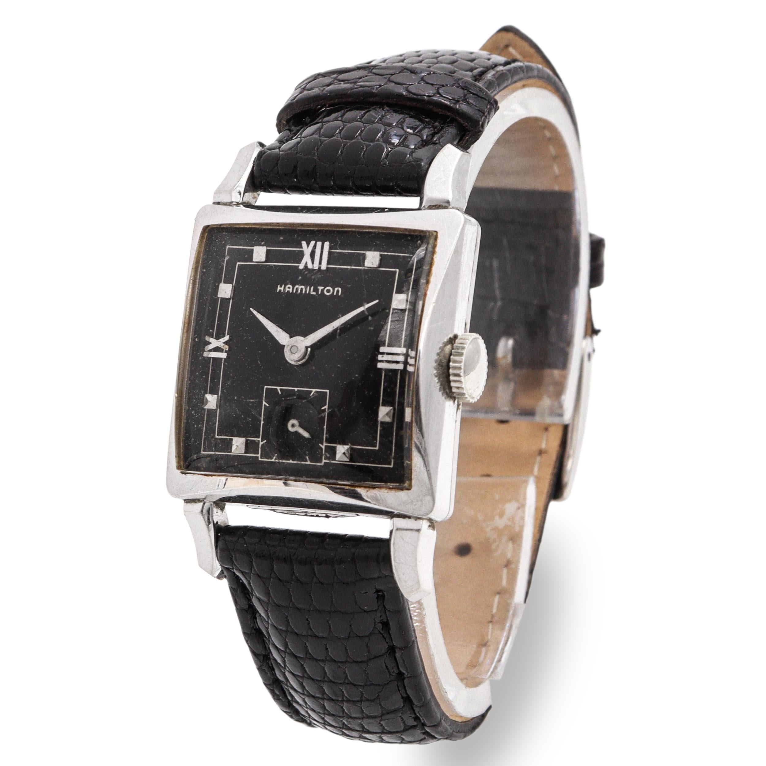 Vintage Hamilton 10k Gold Filled Hand Wind Men's Watch