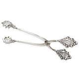 Vintage Georg Jensen Acanthus Sterling Silver Large Ice Serving Tongs