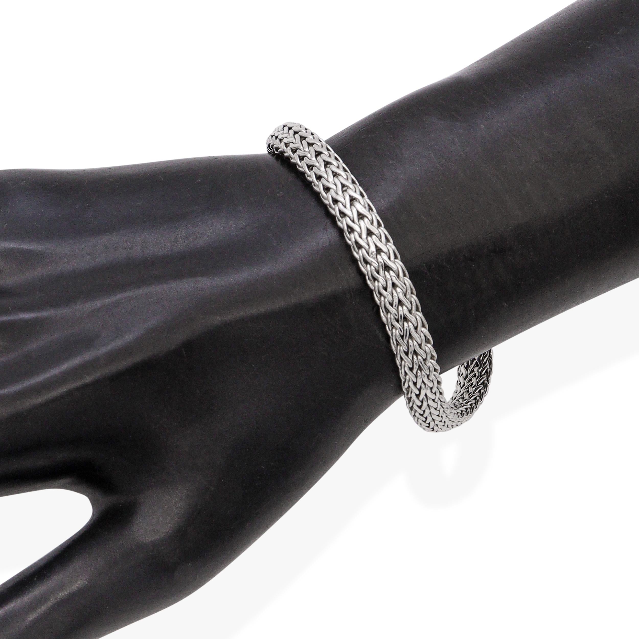 John Hardy Icon Dot Sterling Silver & 18K Yellow Gold Bracelet