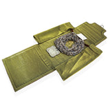 Takashi Maya NY Sterling Silver Labradorite Carved Jade Multi-Strand Necklace