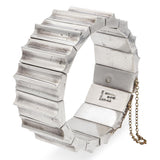 Vintage Taxco Mexico Sterling Silver Modernist Bracelet