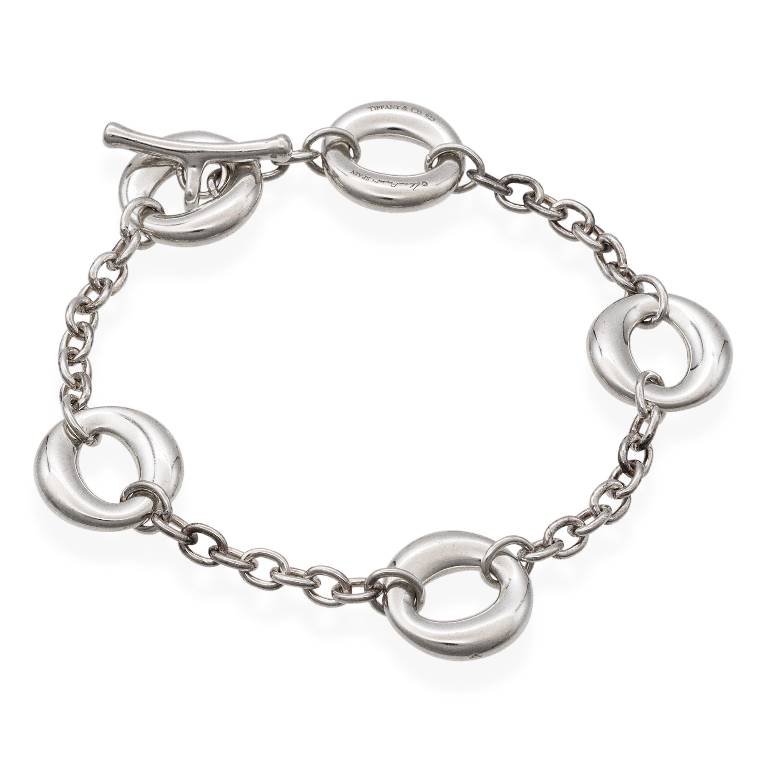Tiffany & Co. Elsa Peretti Sterling Silver Sevillana Bracelet