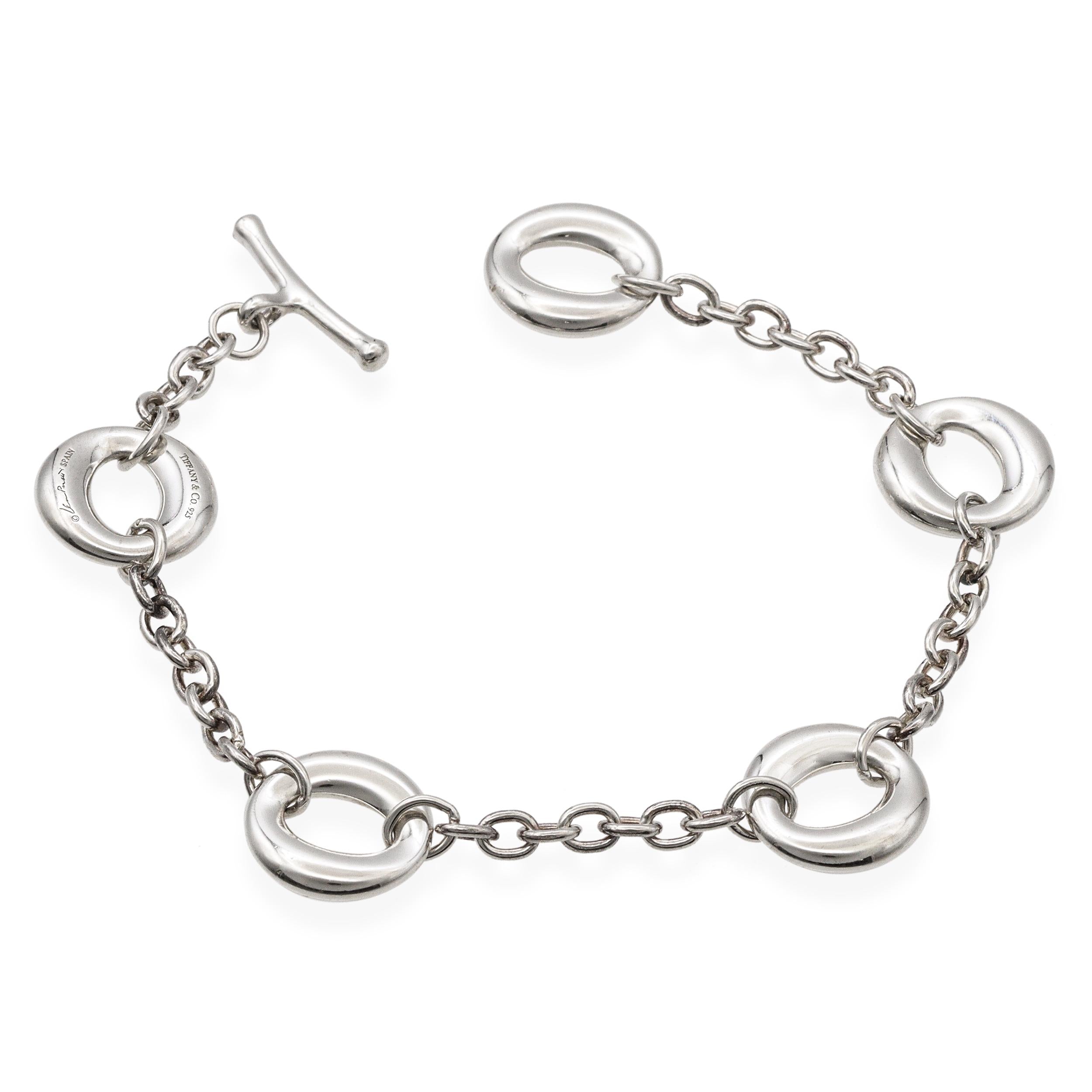 Tiffany & Co. Elsa Peretti Sterling Silver Sevillana Bracelet