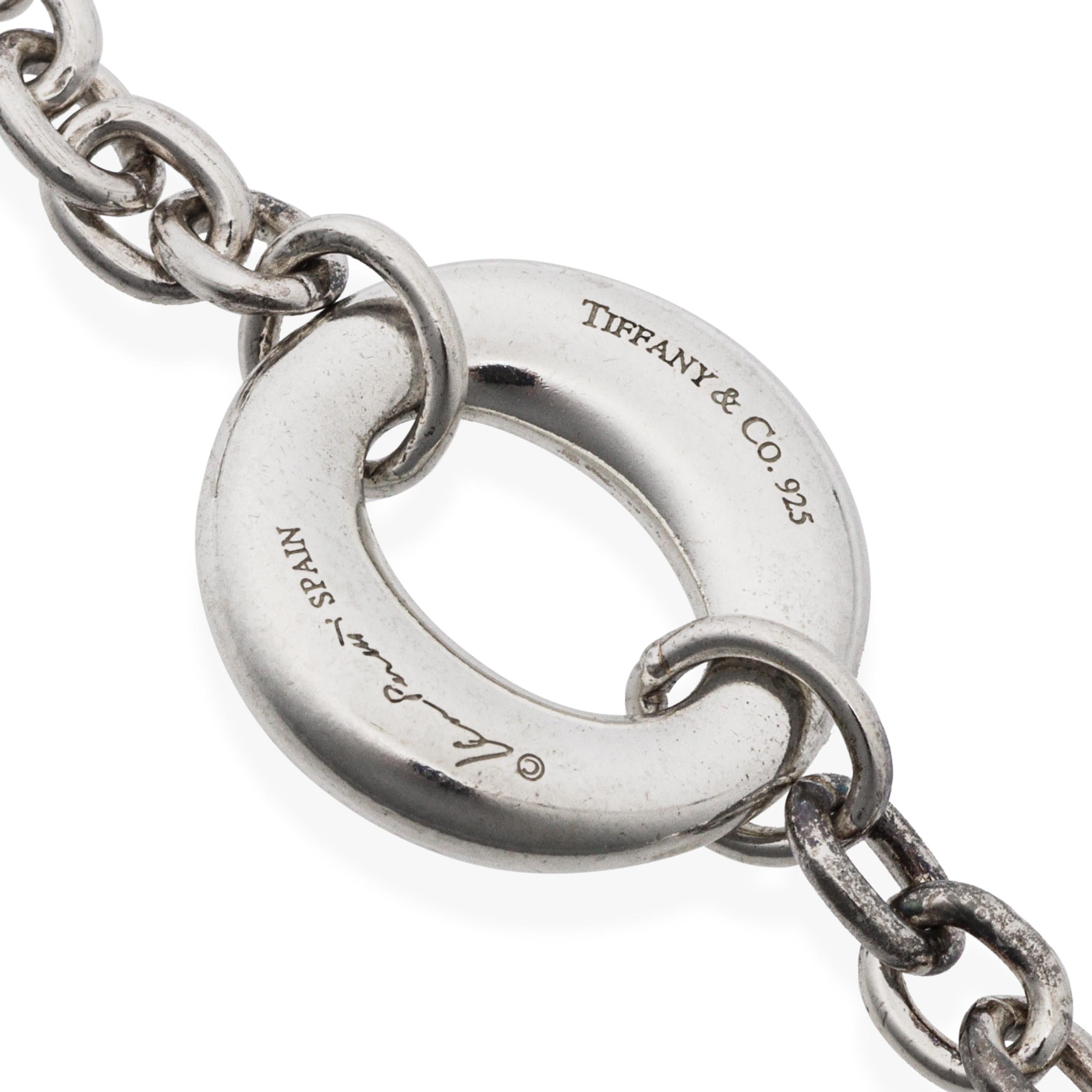 Tiffany & Co. Elsa Peretti Sterling Silver Sevillana Bracelet