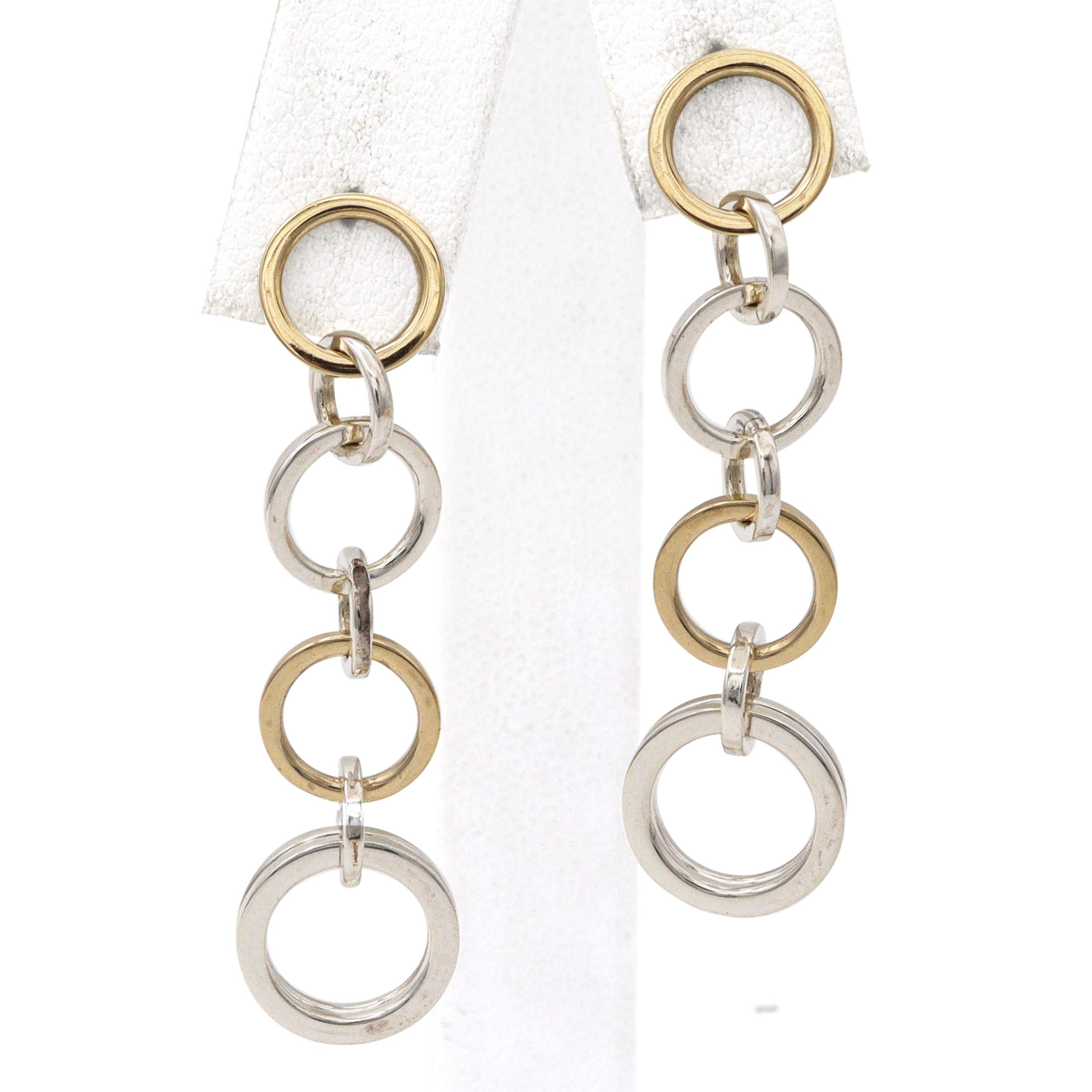 Tiffany & Co. 18k Yellow Gold and Sterling Silver Circle Link Jewelry Set