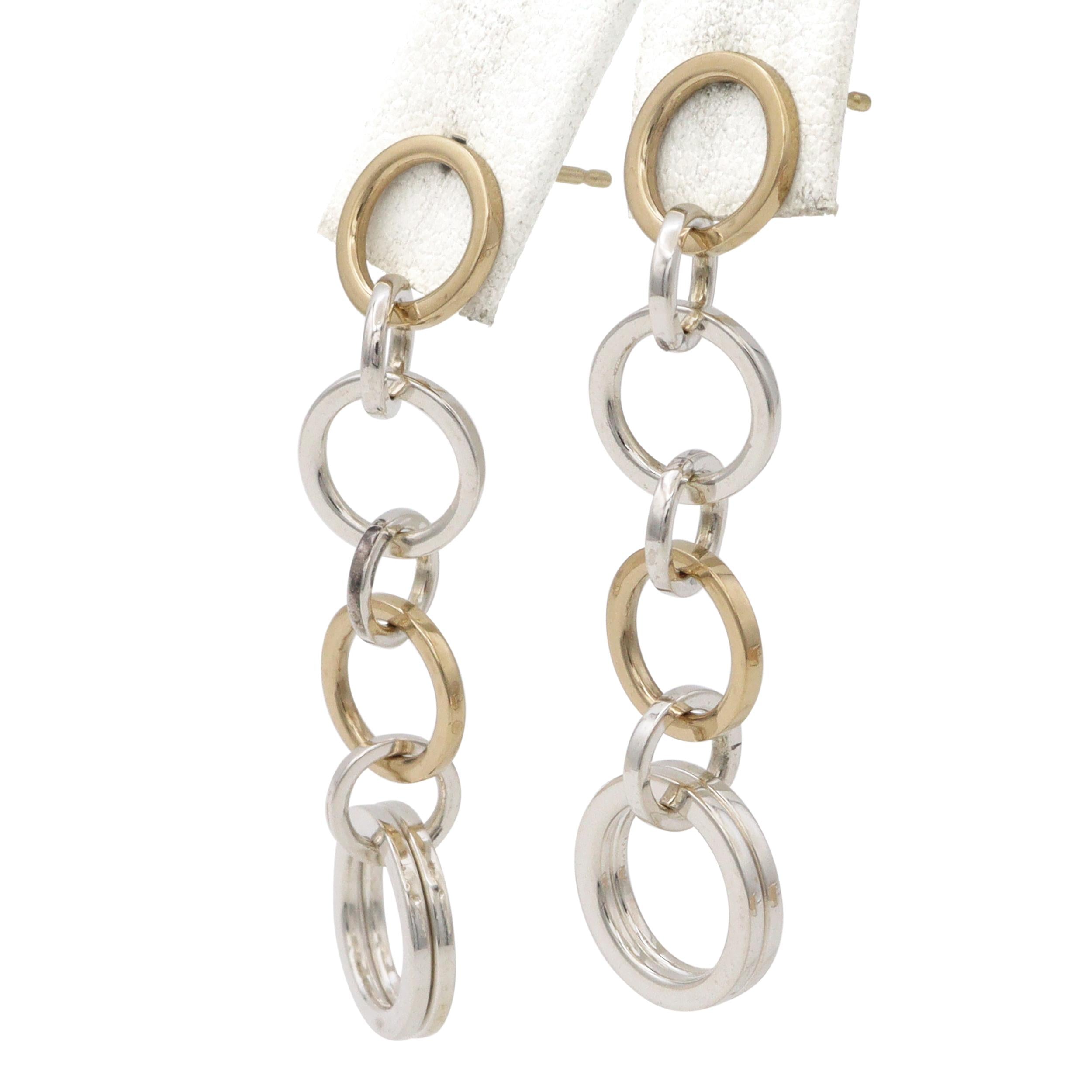 Tiffany & Co. 18k Yellow Gold and Sterling Silver Circle Link Jewelry Set