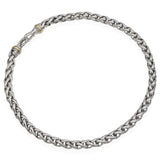David Yurman Two-Tone Sterling Silver Wheat Chain Necklace