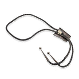 Vintage Southwestern Sterling Silver Turquoise Bolo Tie