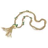 Vintage Boucher Gold Tone 7008 Tassel Necklace
