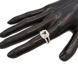 David Yurman Petite Albion Sterling Silver Prasiolite & Diamond Ring