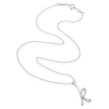 Tiffany & Co. Elsa Peretti Sterling Silver Letter K Initial Pendant Necklace
