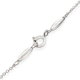 Tiffany & Co. Elsa Peretti Sterling Silver Letter K Initial Pendant Necklace