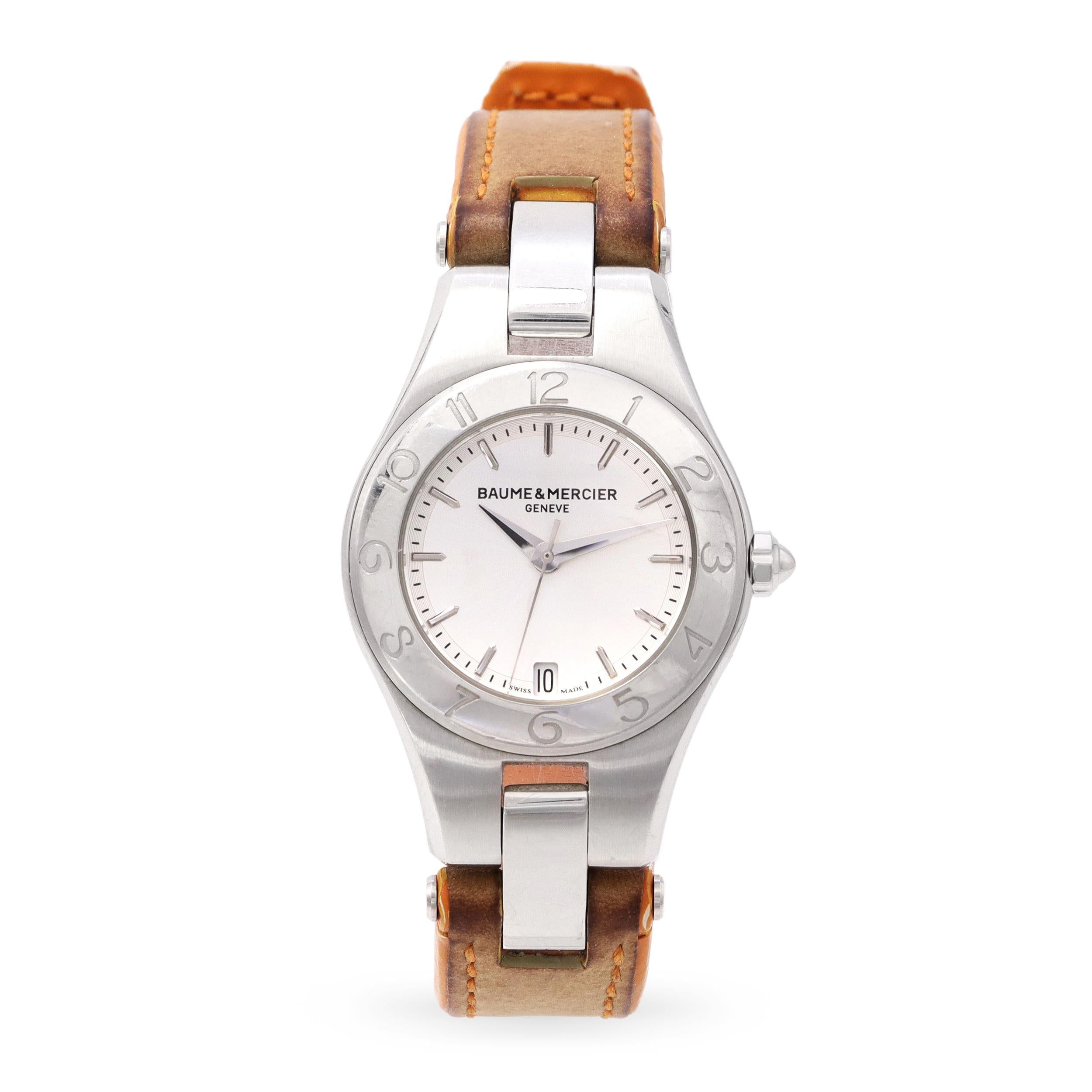 Baume & Mercier Linea Stainless Steel Date Quartz Women’s Watch Ref. 5111622