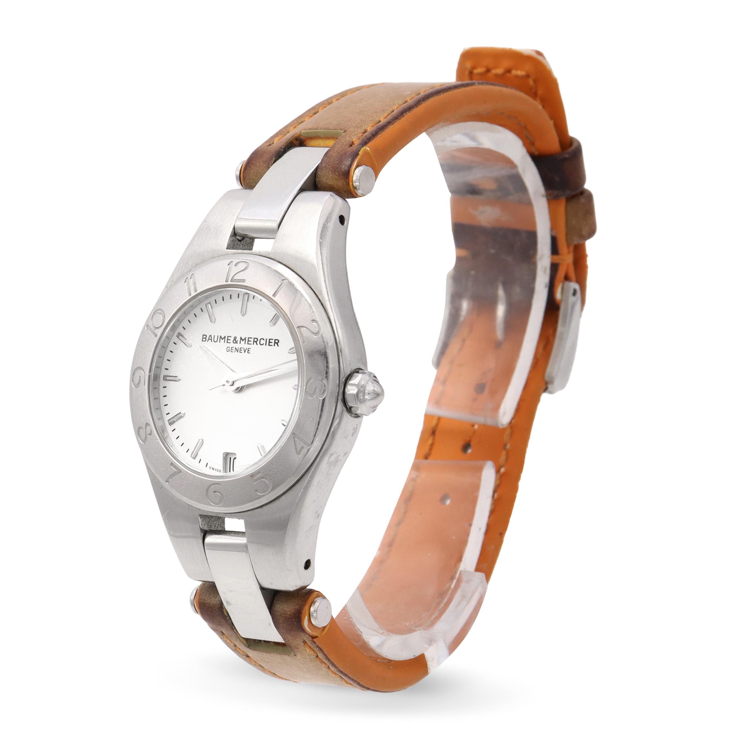 Baume & Mercier Linea Stainless Steel Date Quartz Women’s Watch Ref. 5111622