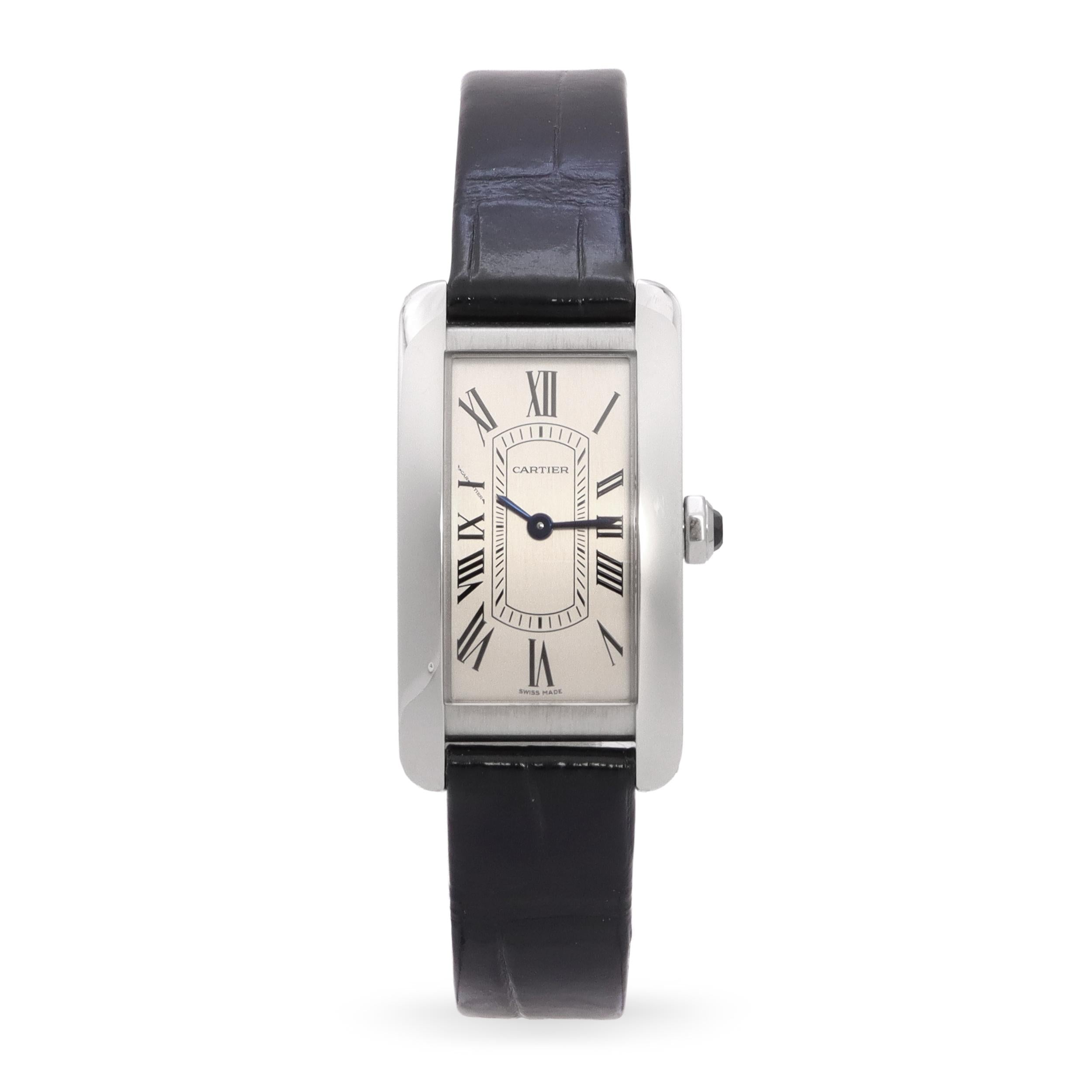 Cartier Tank Américaine Stainless Steel Quartz Women’s Watch