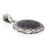 John Hardy Sterling Silver & Black Sapphire Kali Pendant