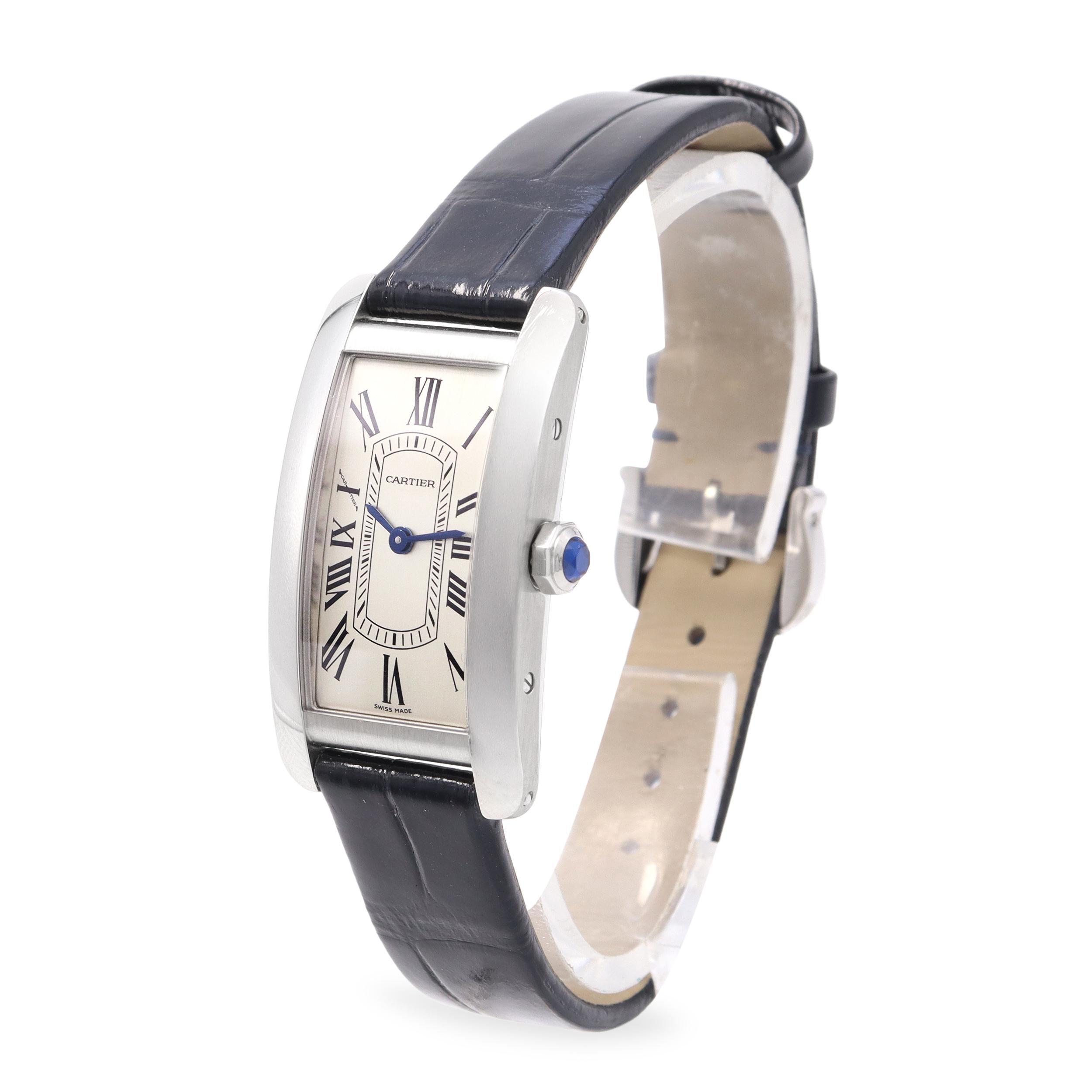 Cartier Tank Américaine Stainless Steel Quartz Women’s Watch