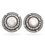 Vintage Georg Jensen No. 85 Sterling Silver Screw On Earrings
