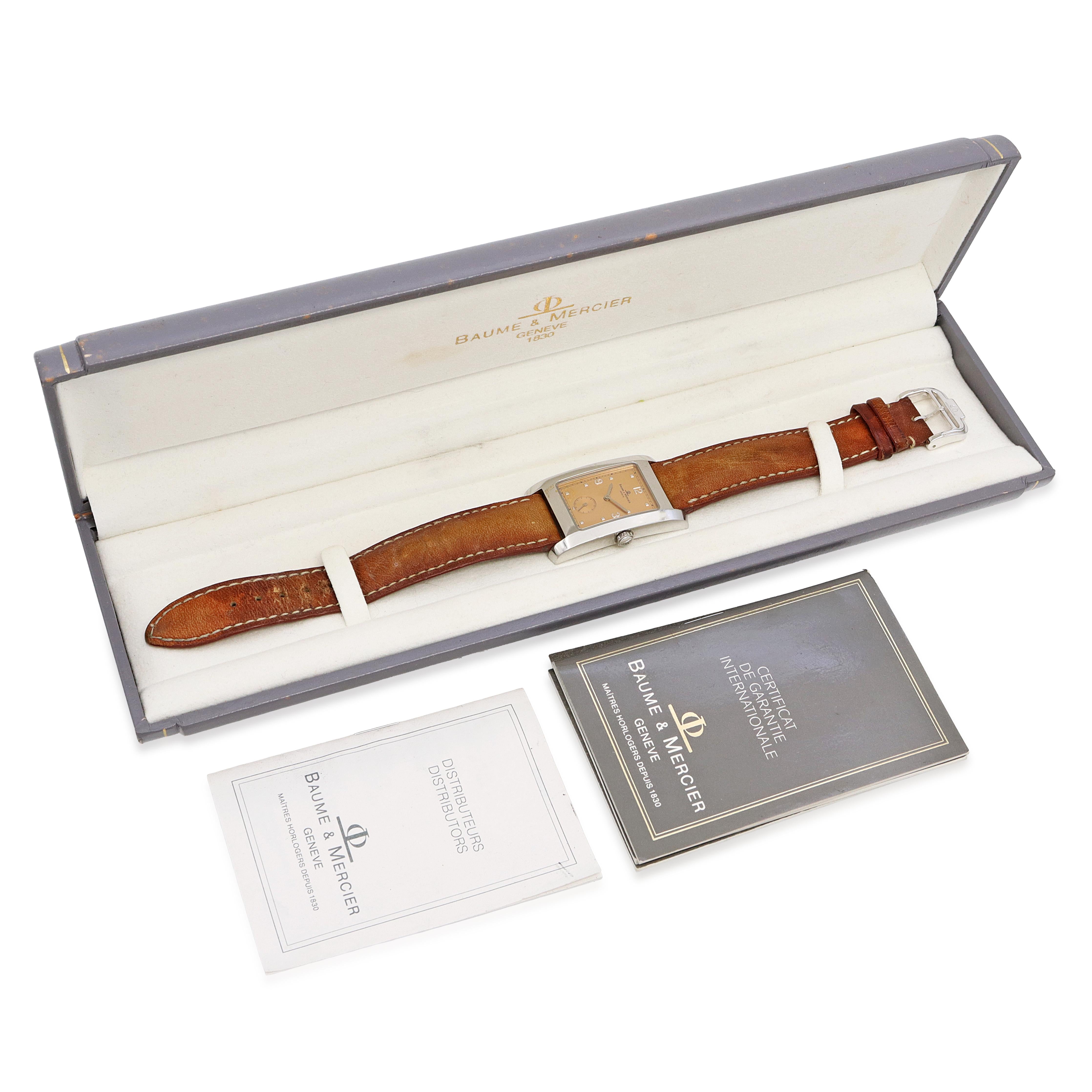Baume & Mercier Hampton Stainless Steel Quartz Watch Ref. MV045063