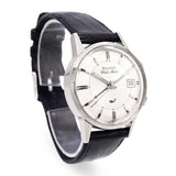 Vintage Bulova Wrist Alarm Stainless Steel Date Hand-Wind Men's Watch