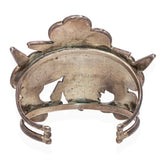 Zuni Bobby & Corraine Shack Sterling Silver Multi-Stone Hummingbird Inlay Cuff