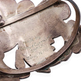 Zuni Bobby & Corraine Shack Sterling Silver Multi-Stone Hummingbird Inlay Cuff