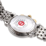 Michele Fluette Diamond Bezel Two-Tone Stainless Steel Chronograph Watch MW24A01