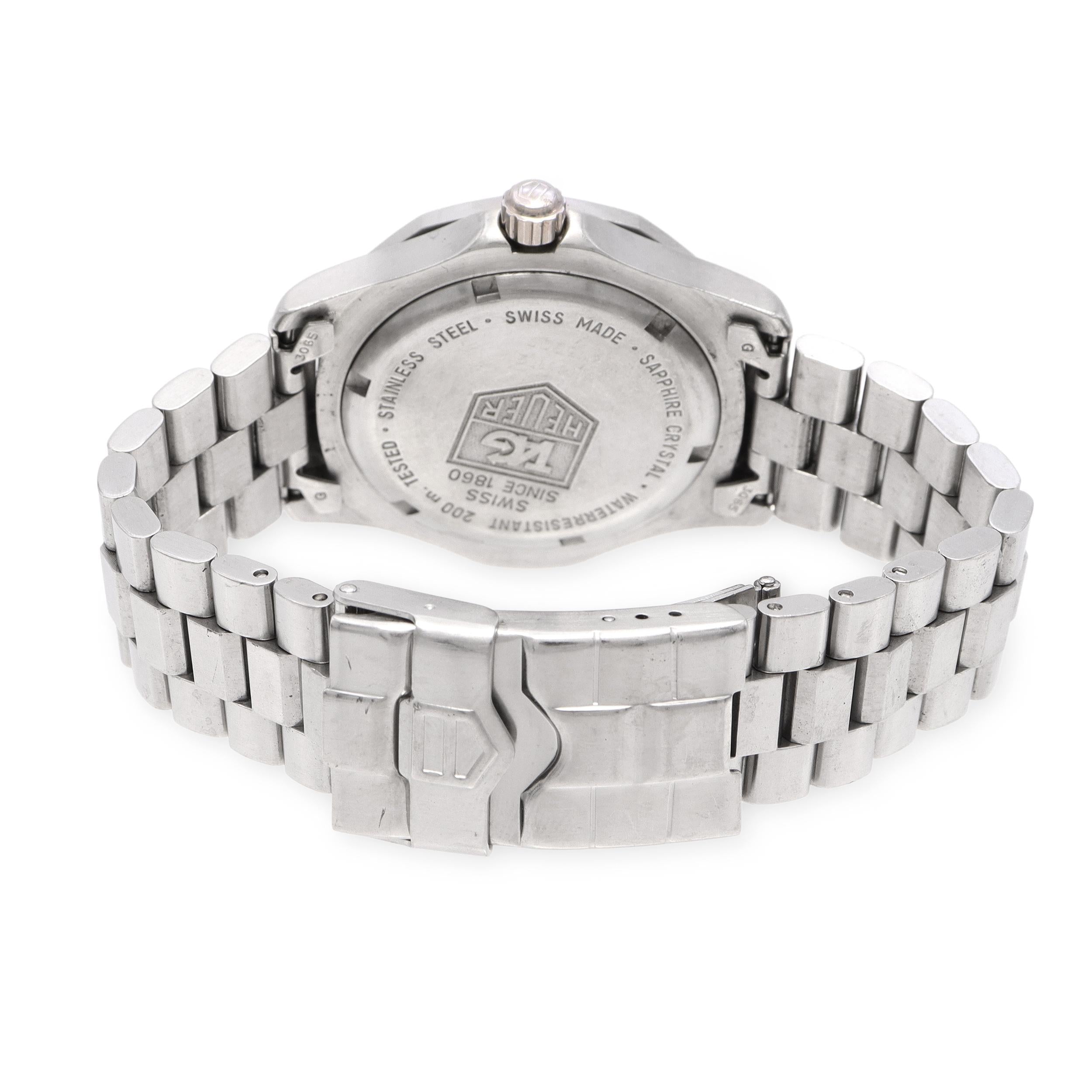 TAG Heuer Professional Stainless Steel Date Quartz Men's Watch Ref. WM1112