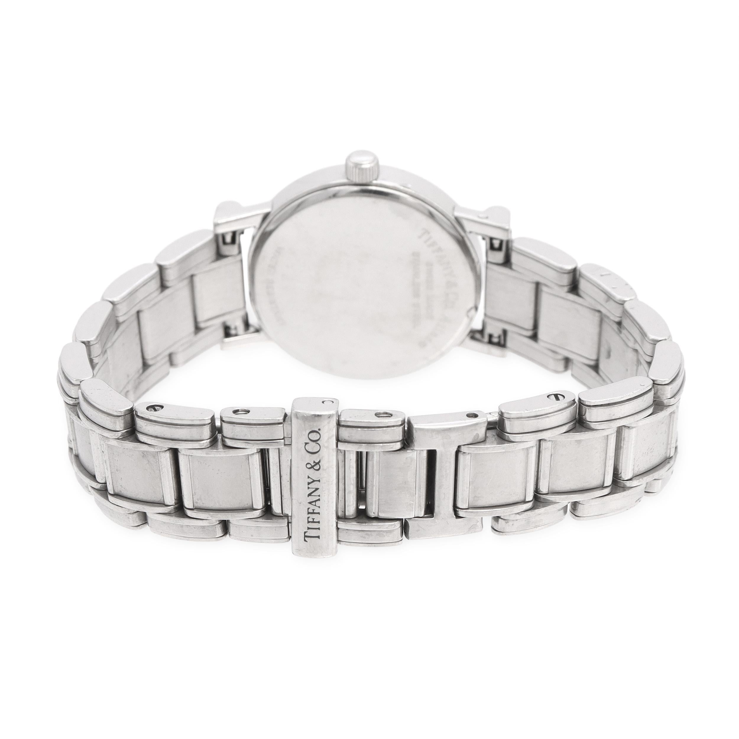 Tiffany & Co. Atlas Stainless Steel Date Quartz Women’s Watch