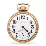 Vintage Illinois A. Lincoln Gold Filled 21 Jewel Pocket Watch