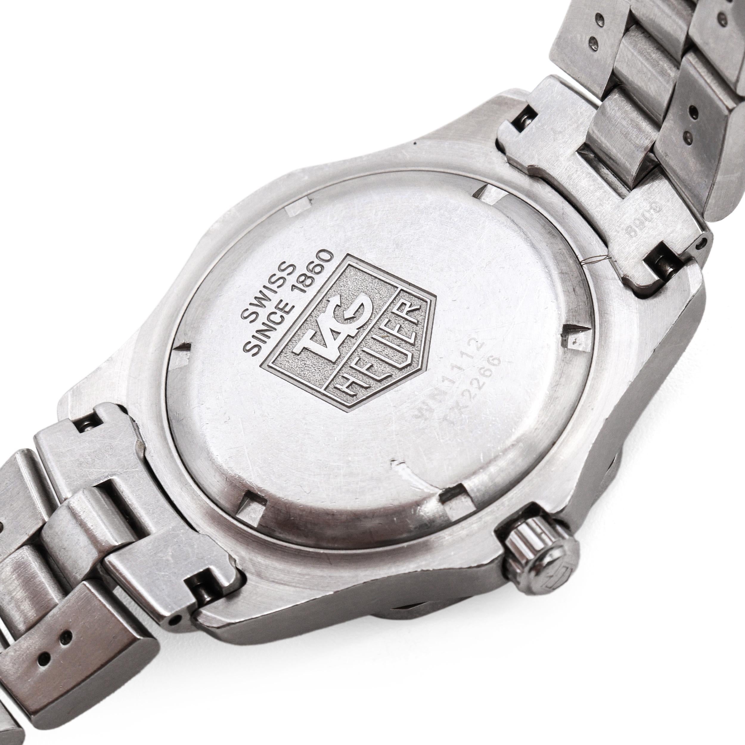 TAG Heuer Professional Stainless Steel Date Quartz Men’s Watch Ref. WK1112