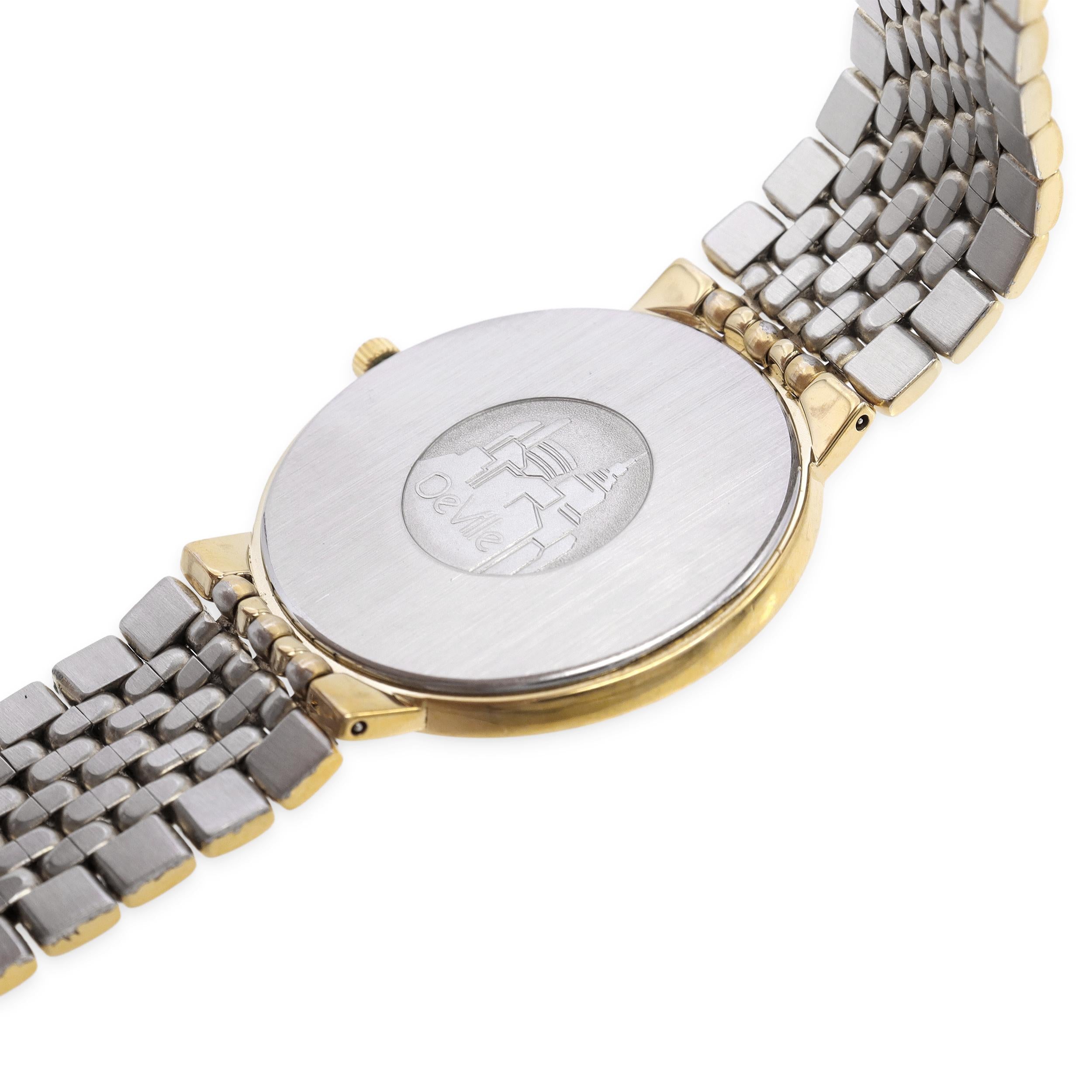 Omega De Ville Gold-Tone Stainless Steel Quartz Men’s Watch