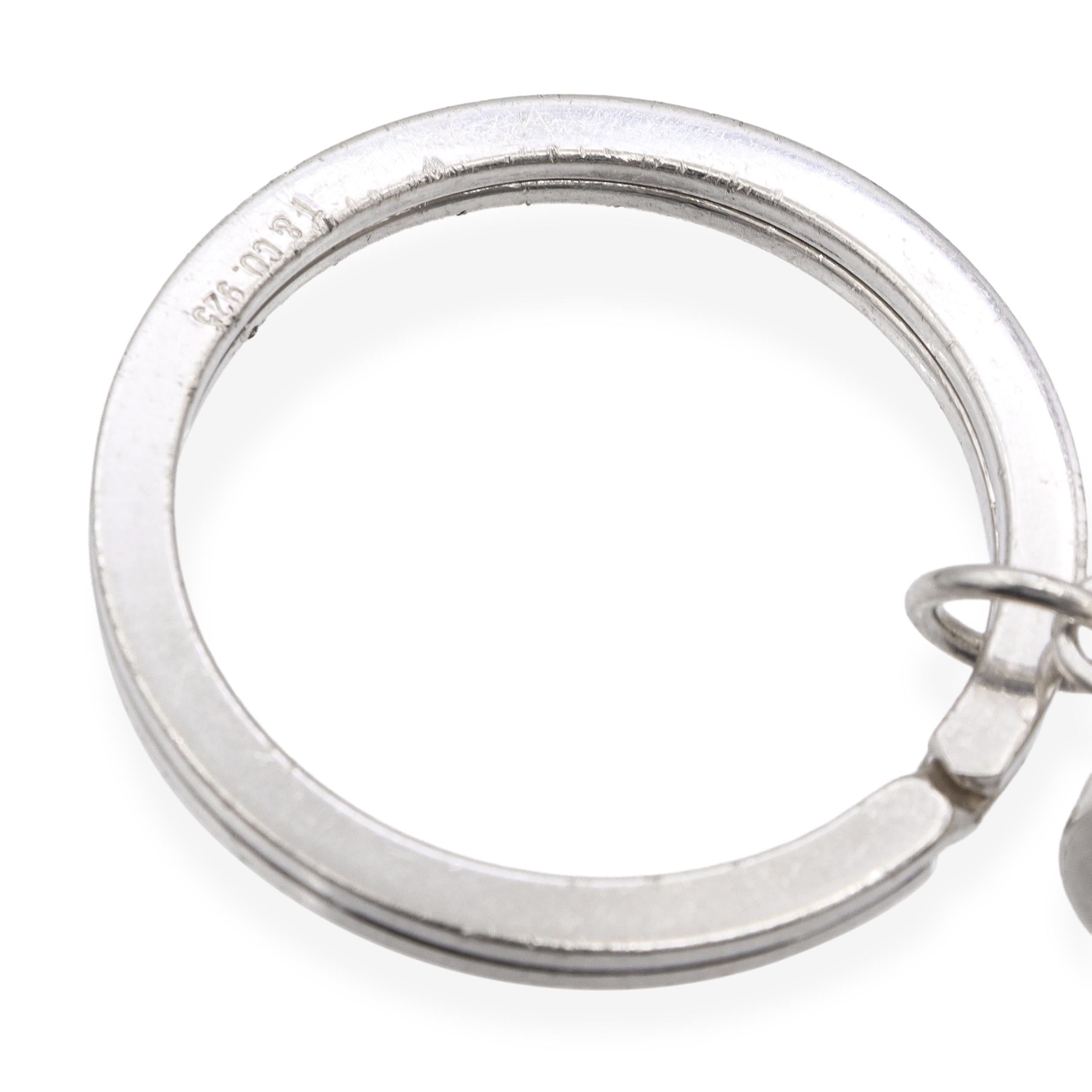 Vintage Tiffany & Co Sterling Silver Whistle Keychain